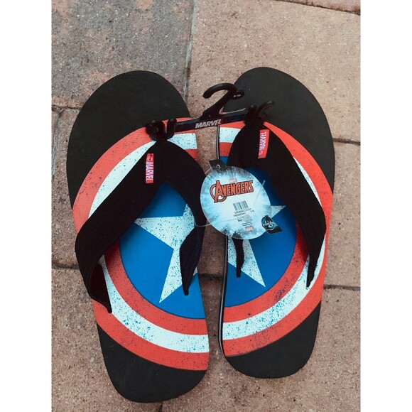 Marvel Other - Marvel Avengers Flip Flops, Men's Size 9-10